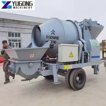 YG Bomba de Concreto, Construção de Equipamentos de Espuma de Concreto, Misturador de Bombeamento Máquina Diesel Mini Ferroviária Máquina