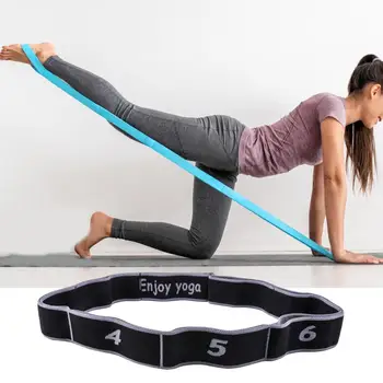 Yoga Esticar a Correia Terapia Física Alongamento com Pulseira de Várias Projeto de Loop para os Exercícios de Perna Desgaste do Equipamento para a Efetiva