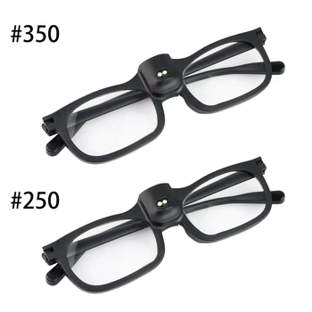Óculos Lupa Com Luz LED de Vista a Melhorar Brilhante Óculos de 1,8 x 1,3 x Ampliação Óculos Lupa de Cabeça